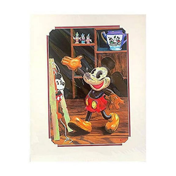 Disney Mickey Mouse "Well Loved Mickey" Print by Kent Hammerstrom