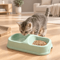 thumbnail image 6 of Green Small Kitten Starter Kit Litter Box Set with Feeding Bowl, Scoop and Toys, 6 of 9