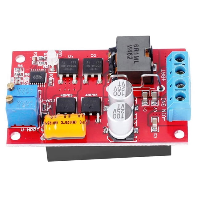 5A MPPT Controlador Regulador de Panel Solar Controlador de Carga Solar MóDulo de Carga de BateríA 9V 12V 18V 24V 300KHz PWM