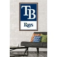 thumbnail image 2 of MLB Tampa Bay Rays - Logo 22 Wall Poster, 22.375" x 34" Framed, 2 of 5