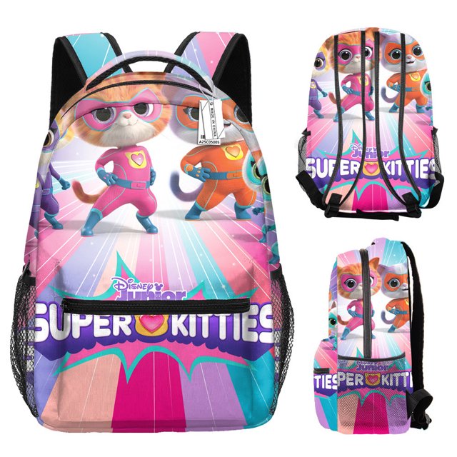 Cartoon Super Pet Backpack, Lightweight Travel Backpack, Large Capacity Student Schoolbag-Youyoupin