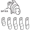 thumbnail image 2 of Cerradura para buzón Prime-Line de acero niquelado en sentido contrario a las agujas del reloj S4533, 2 of 3