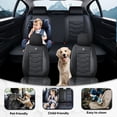 thumbnail image 2 of Car Seat Cover for TOYOTA CAMRY 2026, Waterproof PU Leather Full Set of 5 Seats Non-slip Beautify Interior, Black Car Seat Covers, Protect Car Seats, 2 of 9