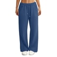 thumbnail image 3 of Nestiefly Wide Leg Sweatpants Women Low Rise Baggy Sweatpants Y2K Drawstring Cotton Lounge Pants Womens Fall Fashion 2026 Navy M, 3 of 7