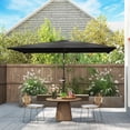 thumbnail image 2 of Outsunny Parasol Rectangulaire Inclinable pour Patio en Aluminium 6,4 x 9,7 Pi, 2 of 10