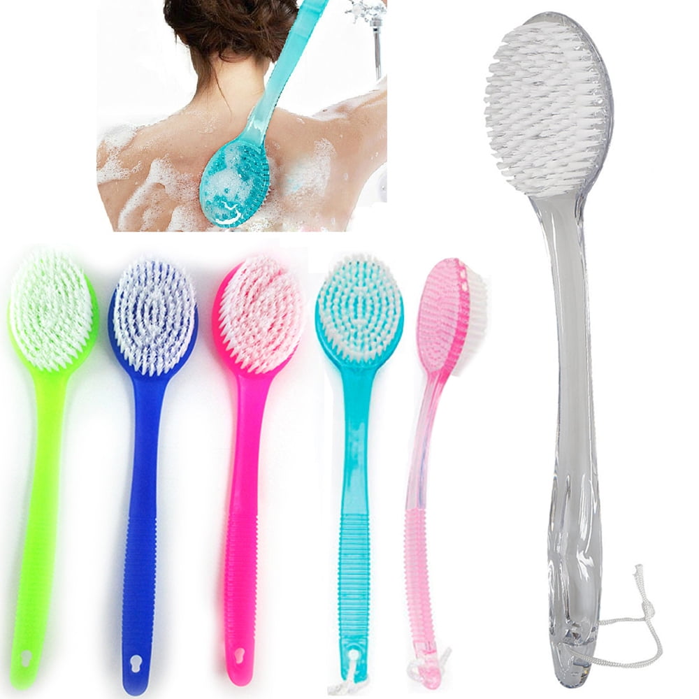 Exfoliating Body Bath Brush Back Scrub Scrubber Massager Shower Skin Spa Pet New