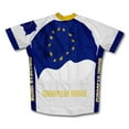 thumbnail image 2 of European Union Flag Short Sleeve Cycling Jersey  for Men - Size 2XL, 2 of 3