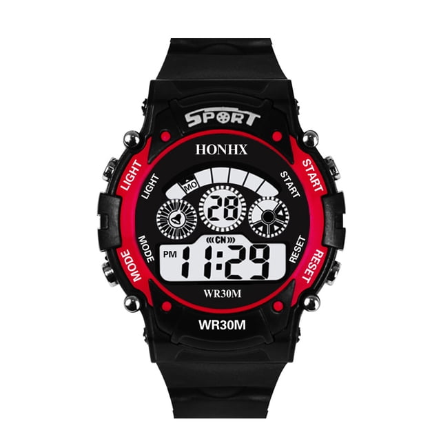 Mens Watch Mens Digital Watch Fashion Mens Digital Led Analog Quartz Alarm Date Sports Wrist Watch