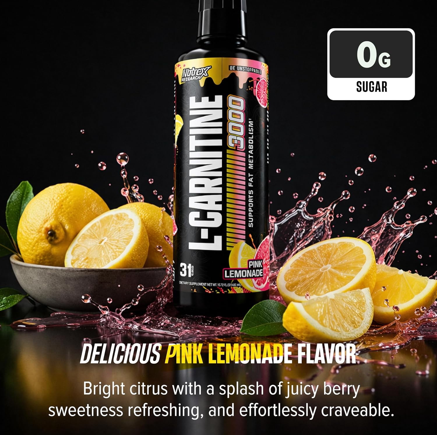 l carnitine universal Nutrex Research Liquid Carnitine 3000 Pink Lemonade