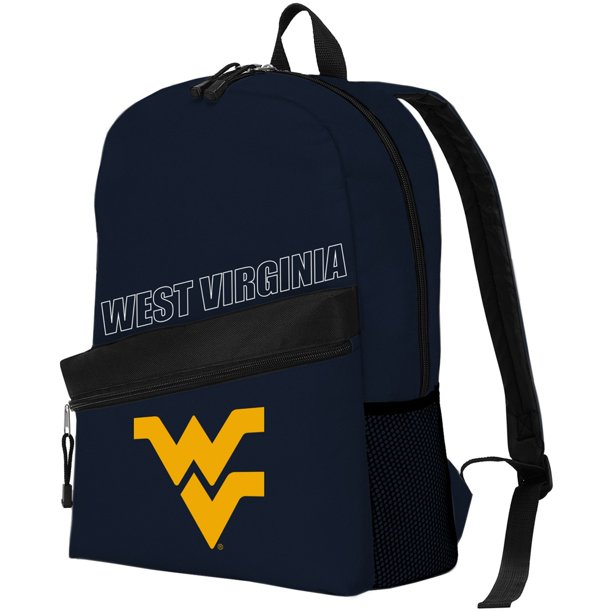 NCAA West Virginia Mountaineers "Crossline" Backpack, 16.5" x 6" x 12