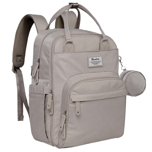 Mochila para pañales RUVALINO, multifunción, impermeable, arcilla