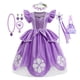thumbnail image 1 of Disfraz de Sofía para niñas, primer vestido de princesa para fiesta de cumpleaños, vestidos de graduación Fivean unisex, 1 of 2