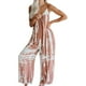 thumbnail image 1 of Mono Sexy Con Correa Mamelucos casuales sin mangas Oversized Tie Dye Jumpsuit Daily Outfit (Rosa XL) Cgtredaw Para estrenar, 1 of 1