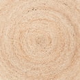 thumbnail image 5 of SAFAVIEH Natural Fiber Jermaine Geometric Jute Area Rug, Fuchsia/Beige, 3' x 3' Round, 5 of 6