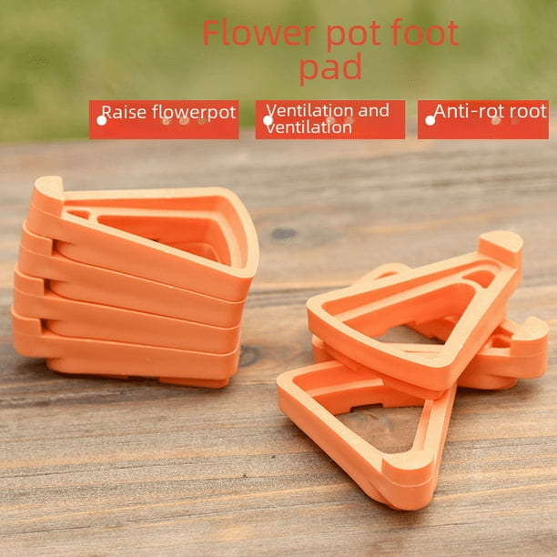 Almohadilla para maceta con ventilación y transpirabilidad para evitar la pudrición de las raíces Base para maceta apilable Almohadilla para maceta móvil para jardinería doméstica