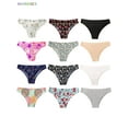 thumbnail image 2 of BadPiggies Women's Seamless Thong Panties Breathable No Show Underwear Invisible Hipster Thongs 12 Pack S-XL, 2 of 4