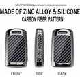 thumbnail image 3 of Key Fob Cover Compatible with Mazda 3 CX-9 MX-30 EV CX-5 CX-30 CX-50 CX-90 2023-2026 Metal Key Cover Keychain Case Holder Protector, 3 of 6