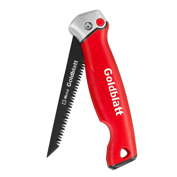 Sierra plegable para drywall Goldblatt con hoja bimetálica de 5" y empuñadura suave