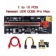 thumbnail image 4 of VER009C-PLUS PCIe Riser con LED USB 3.0 PCI-E 1X a 16X Extender (Rojo), 4 of 9