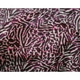 thumbnail image 4 of oneOone Silk Tabby Dark Magenta Fabric Animal Skin Sewing Material Print Fabric By The Yard 42 Inch Wide-ZA2, 4 of 4