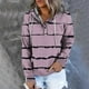 thumbnail image 1 of ICHUANYI Clearance Women's Fashion Printed Pocket Long Sleeve Blouse Casual Tops Sweatershirt Button Hoodies ICHUANYI "ICHUANYI", 1 of 6