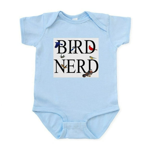 CafePress - Bird Nerd Infant Bodysuit - Baby Light Bodysuit, Size Newborn - 24 Months