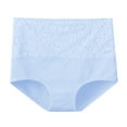thumbnail image 5 of Panties for Women,High Waist Shaping Panties for Women Shapewear Comfortable Underwear,Womens Underwear,Light Blue,3XL, 5 of 5