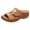 Brown, variant on Juosiy Sandals for Women 2025 with Vintage Embroidery Arch Support No Slip Beach Slippers
