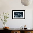 thumbnail image 3 of Brooklyn Bridge over East River at Night in Black and White in New York City Manhattan with Lights Framed Print Wall Art By Songquan Deng, 3 of 5