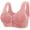 Pink, variant on CLOISE Front Closure Bras Plus Size for Older Women No Underwire Full Coverage Comfortable Bras with Sagging Breasts 36-50