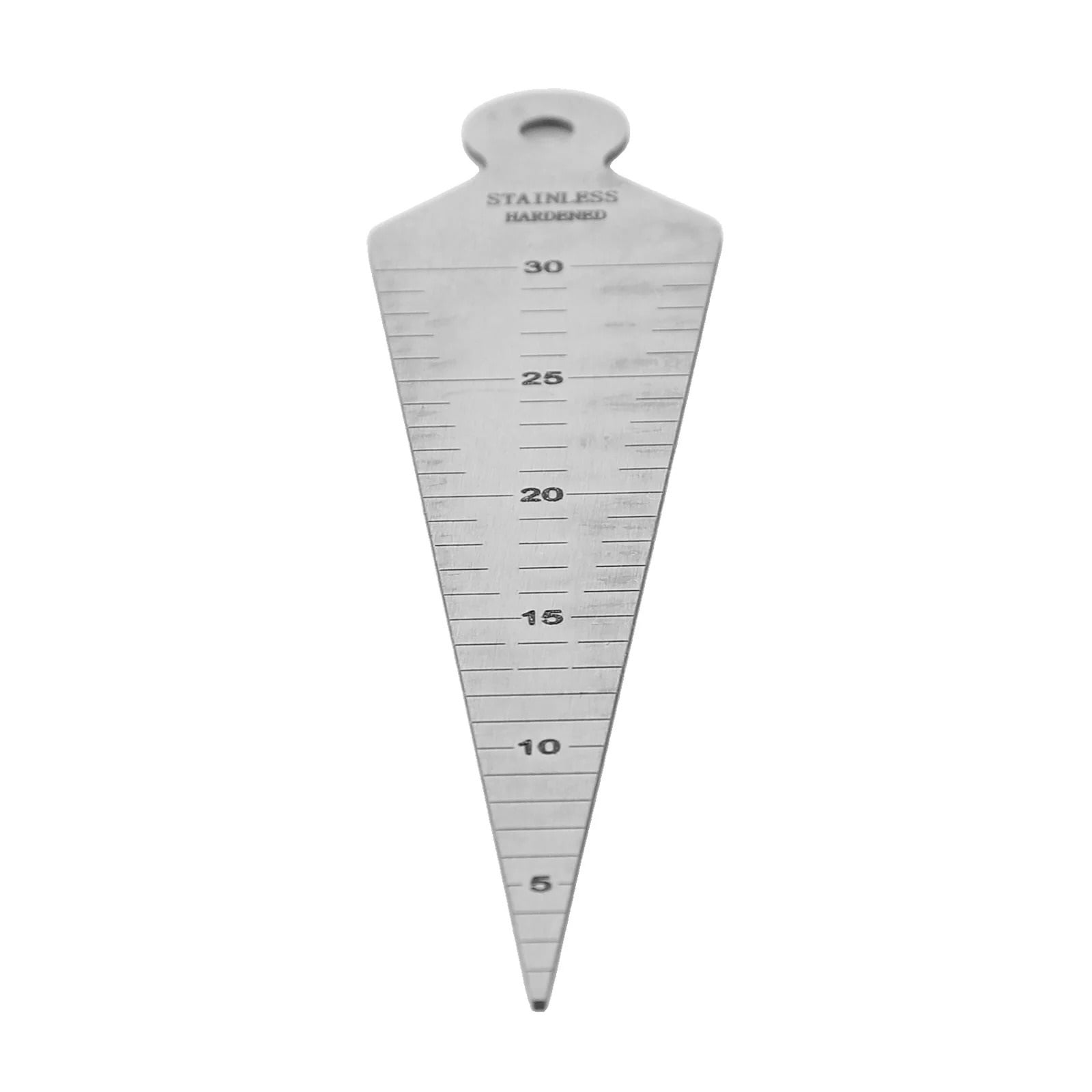 1pc 5-30mm Taper Gauge Feeler Gap Gauge Hole Measure Wedge Aperture Scale Measure Tool For Cylindrical Bores Holes Dia Slots ,Corrosion-Resistant