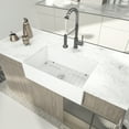 thumbnail image 1 of Logmey 30inch Rectangular Ceramic Kitchen Sink White Porcelain Sink with Strainer, 1 of 8