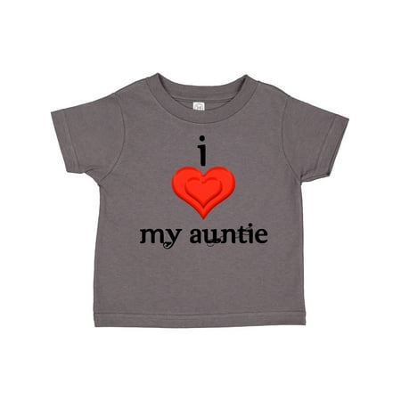 

Inktastic I Love My Auntie Gift Toddler Boy or Toddler Girl T-Shirt