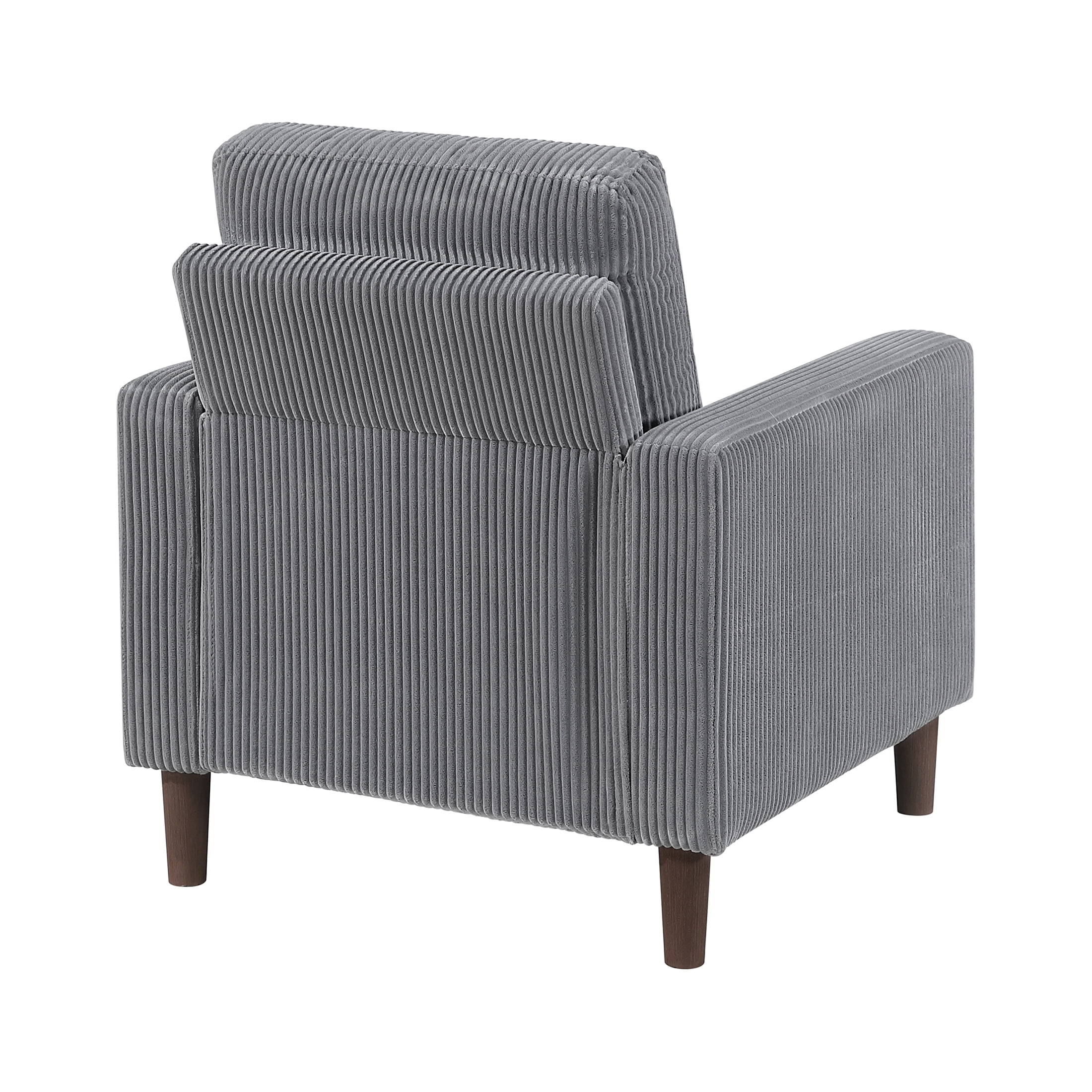 OakvillePark Mapleholt Corduroy Chair, Gray