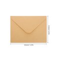 thumbnail image 2 of LITINKIMI 100Pcs Brown Kraft Paper Envelopes with V Flap for Professional Correspondence, 2 of 8