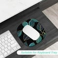 thumbnail image 3 of ERDS-Small Mouse Pad 6.6 Inch, Takes up Wrist and Mouse Space, Waterproof Compact Mini Mouse Mat for Laptop Computer Wireless Mouse Keyboard Home Office Travel,Tropical Plant, 3 of 4