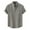 j-Grey36397, variant on LIIPEE Men Shirts Summer Casual Solid Color Stand Neck Short Sleeve Shirt With Pockets Male Button Up Loose Fit Fashion Tops Comfortable Breathable Soft Daily Shirts,Grey,L