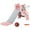 Pink, variant on Qaba 3 in 1 Toddler Slide for Indoor with Basketball Hoop, Climber, Pink