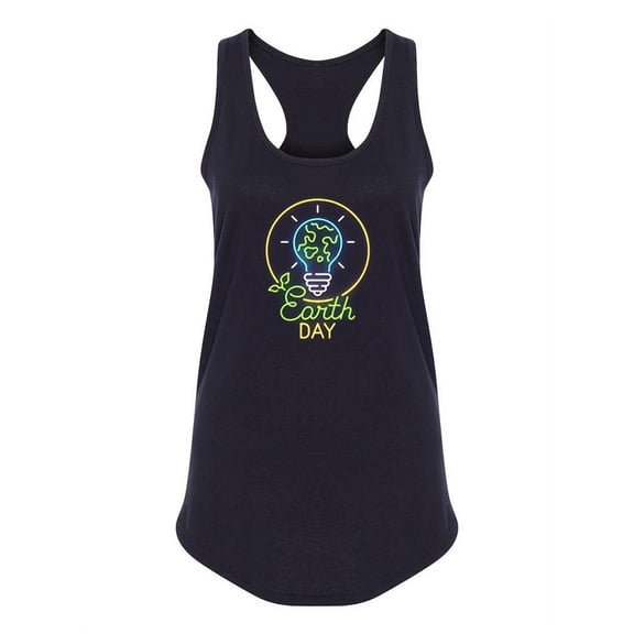 Earth Day Neon Tank Women -Image by Shutterstock, Female Small
