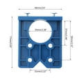 thumbnail image 5 of ZPAQI Practical 35mm Concealed Hinge Drilling Jig DIY Cabinet Drill Guide Woodworking, 5 of 12
