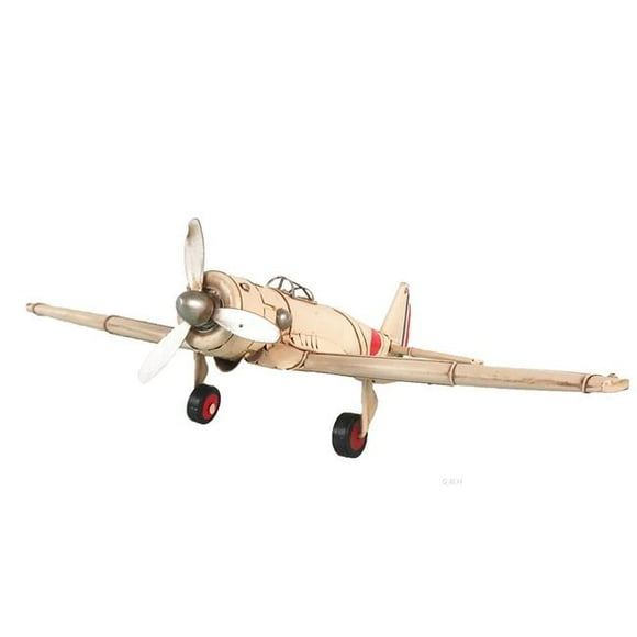 Old Modern Handicrafts AJ094 1943 Nakajima Ki-43 Oscar Superiority Fighter Flight Model - 18 x 14 x 6 in.