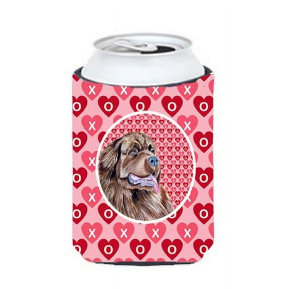 Newfoundland Valentines Love And Hearts Can Or Bottle Hugger - 12 oz.