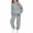 1-Grey1703, variant on WOYY Toddler Girls Bow Hoodie Sweatpants 2Pcs Tracksuit Sports Outfits, Sizes 2-13