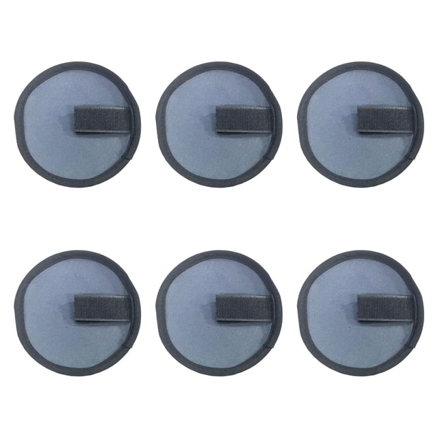 6 fundas para señuelos, envolturas para señuelos, accesorios de pesca resistentes y protectores de anzuelos. Azul oscuro