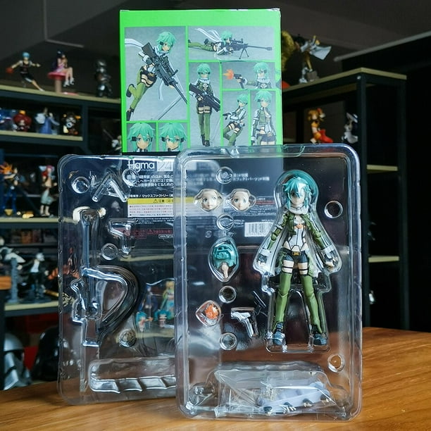Figma 241 Sinon Sword Art Online II PVC Anime Figura de acción Modelo Muñeca de juguete Figura de acción coleccionable zhangyuxiang unisex | en línea