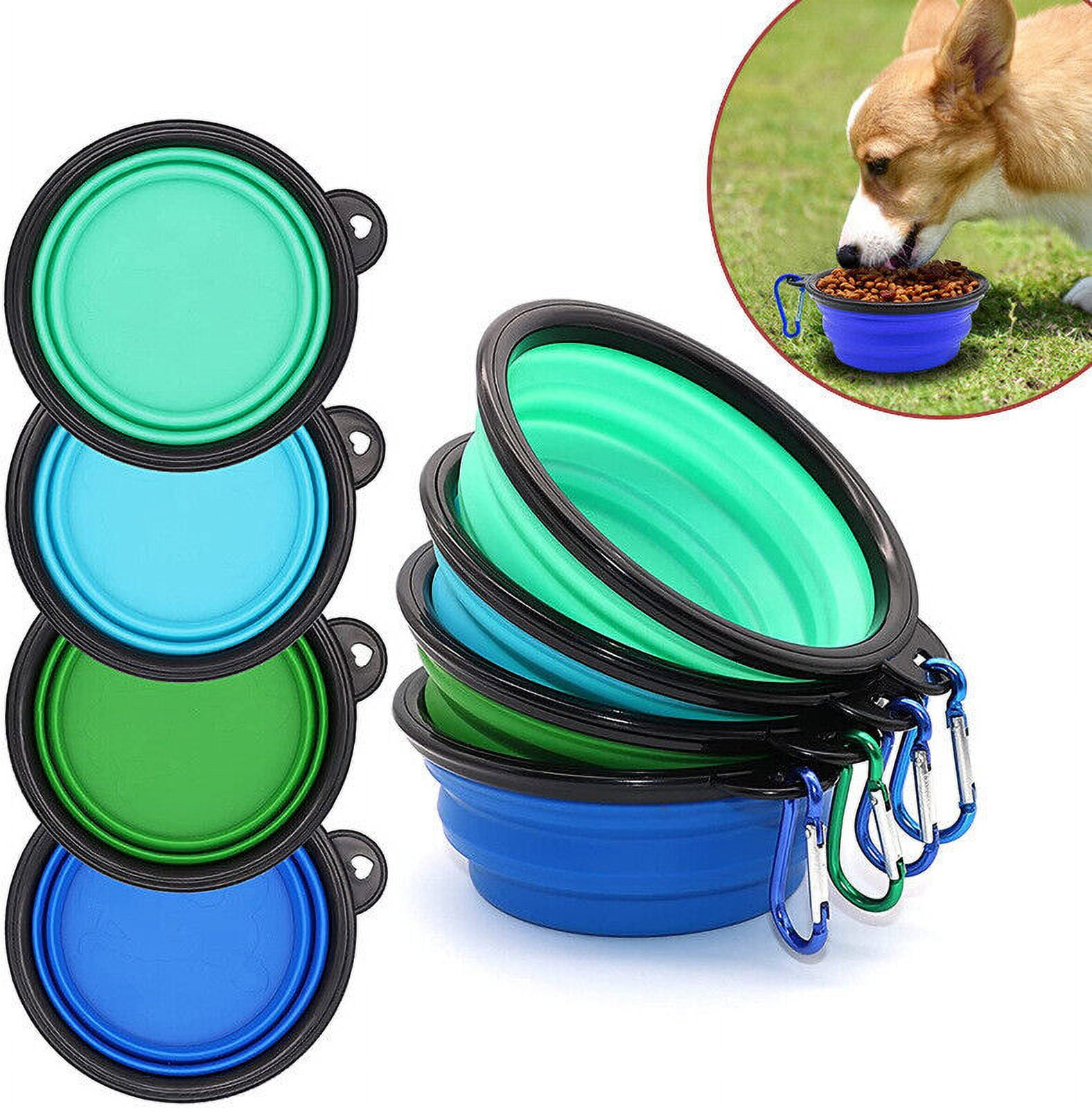 Dog travel 2025 bowl set