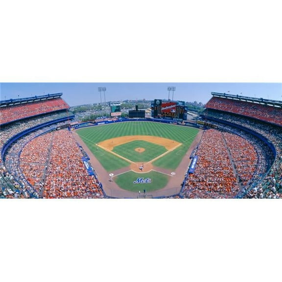 Shea Stadium Ny Mets V. Sf Giants New York Poster Print - 36 x 12