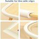 thumbnail image 5 of Glass Table U-shaped Edge Corners, Foam Rubber Child Safety, Corner Strips for Children, Extra Thick, 4-Pack, 5 of 5