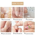 thumbnail image 2 of 1200 PCS (50 Sheets) Nail Adhesive Tabs Nails Sticky Tabs Waterproof Breathable False Nail Tips Sticky Tab Super Sticky False Nail Glue Sticker, 2 of 5