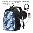 thumbnail image 2 of Balery Flower Mochila con carga USB para hombre y mujer - Mochila impermeable y antirrobo para portátil con puerto USB para viajes, trabajo, estudios y universidad, 2 of 7
